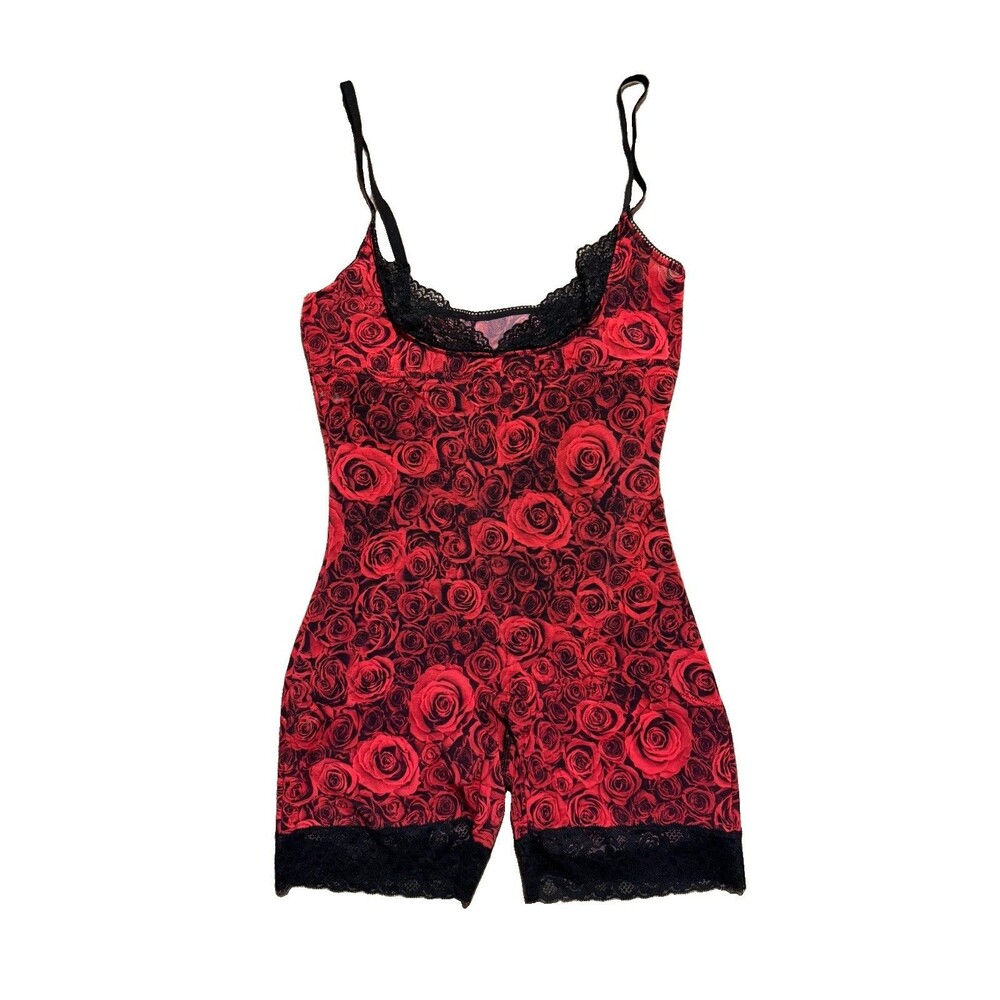 Tadashi Shoji Shape Rose Printed Shapewear NWT Broken Strap